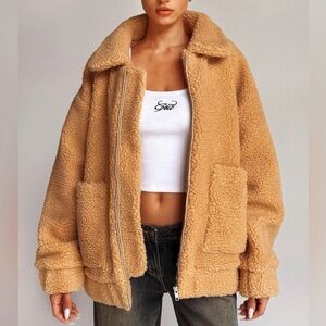 I.AM.GIA Camel Teddy Jacket